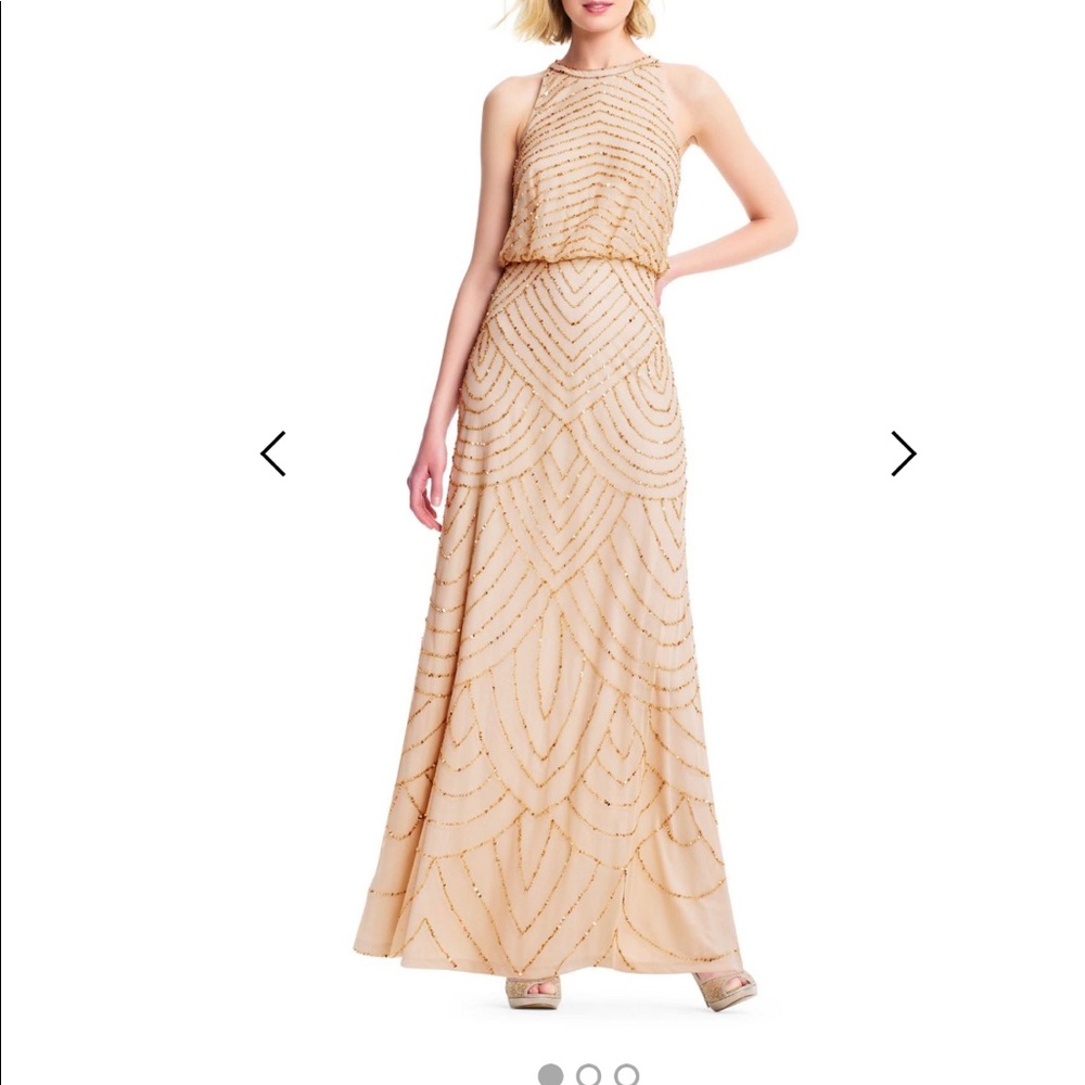 Bridesmaid Dress/beaded gown
